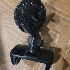 Black Rhinestone Car Phone Mount
